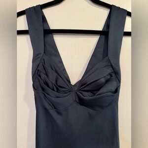 Calvin Klein Navy Floor length formal Dress Size 4